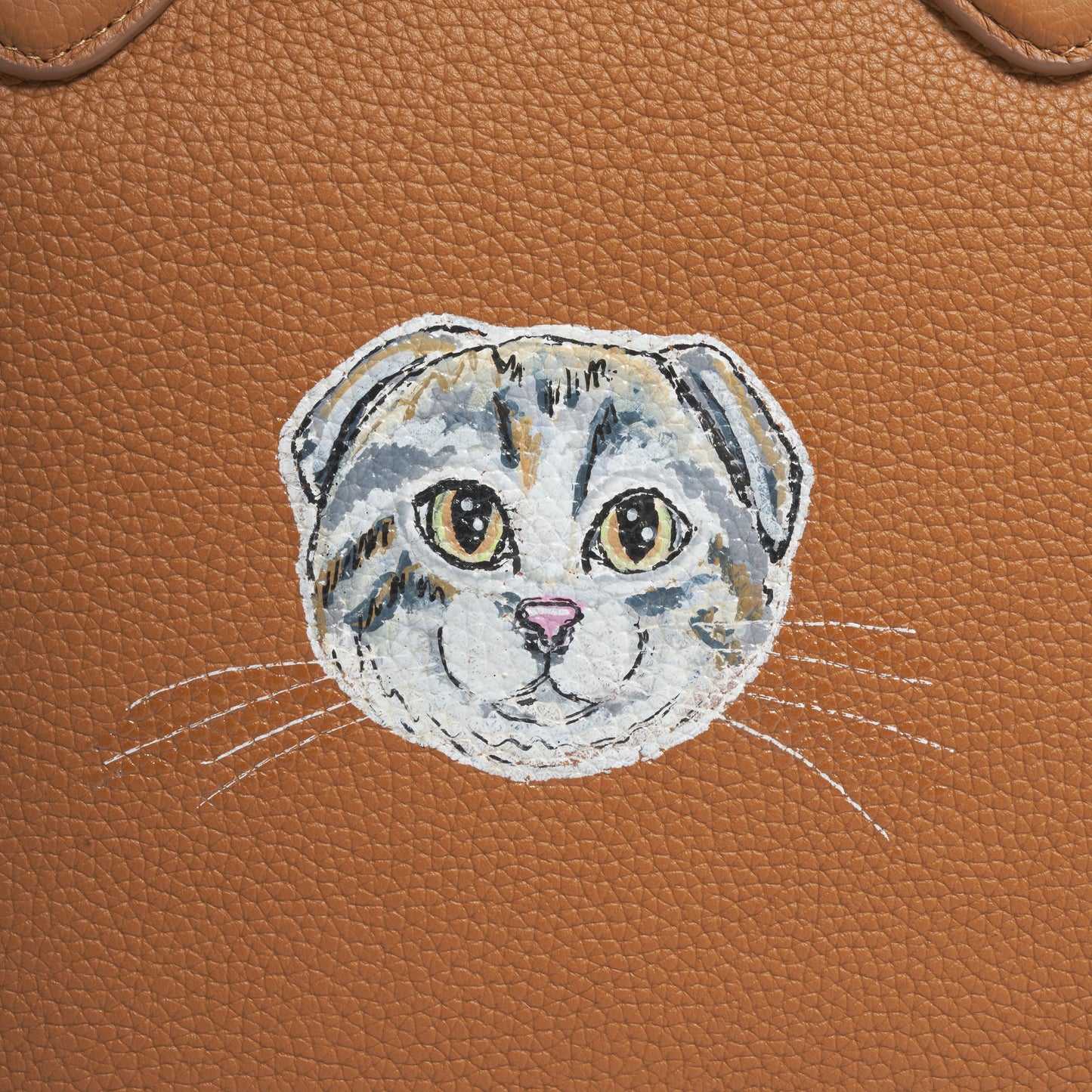 Custom Hand Painted Pet Face Pittsford Pouchette Crossbody Bag 19