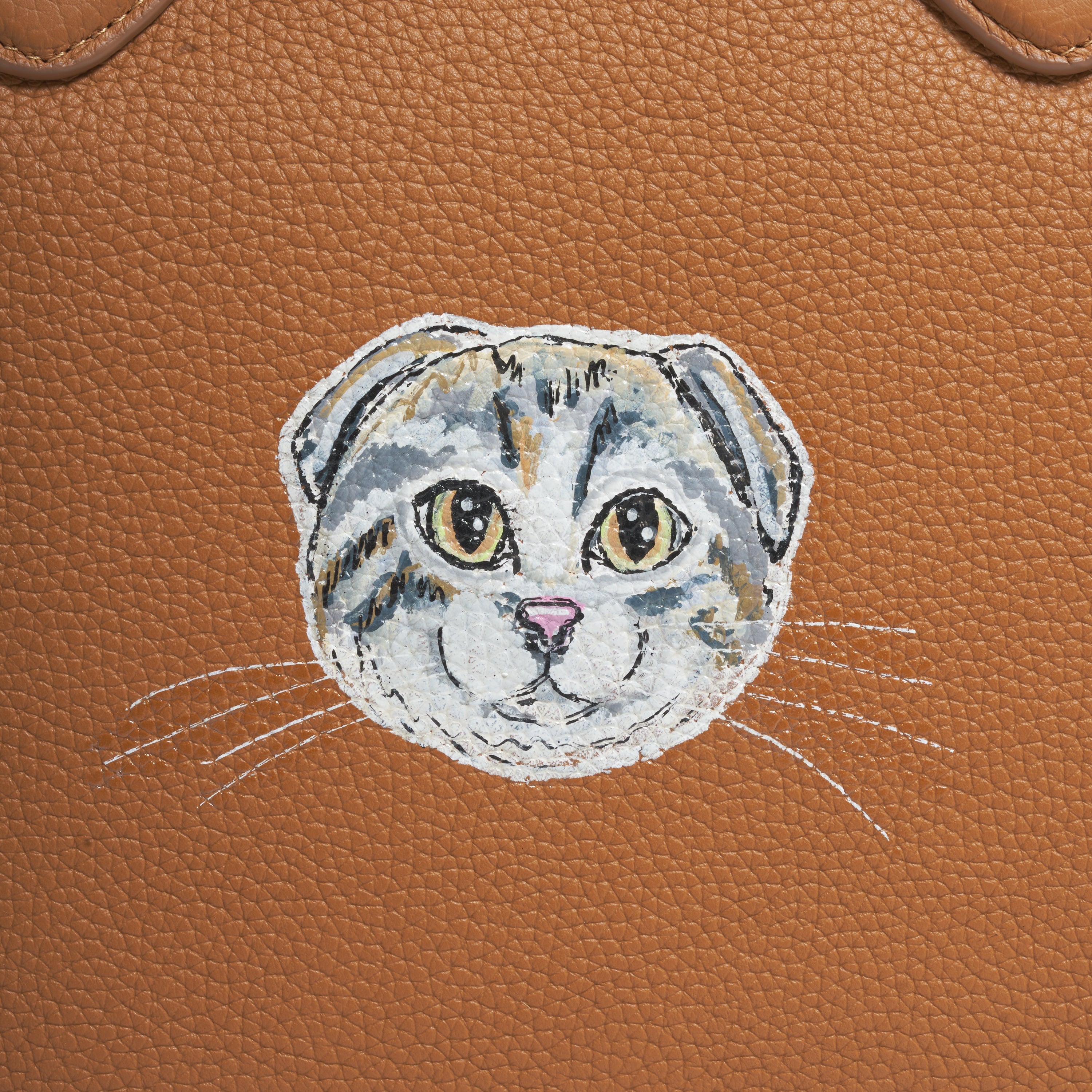 Custom Hand Painted Pet Face Pittsford Pouchette Crossbody Bag 19