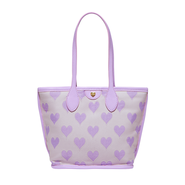 Heart Jacquard Little Tote Bag - Customize | Stoney Clover Lane