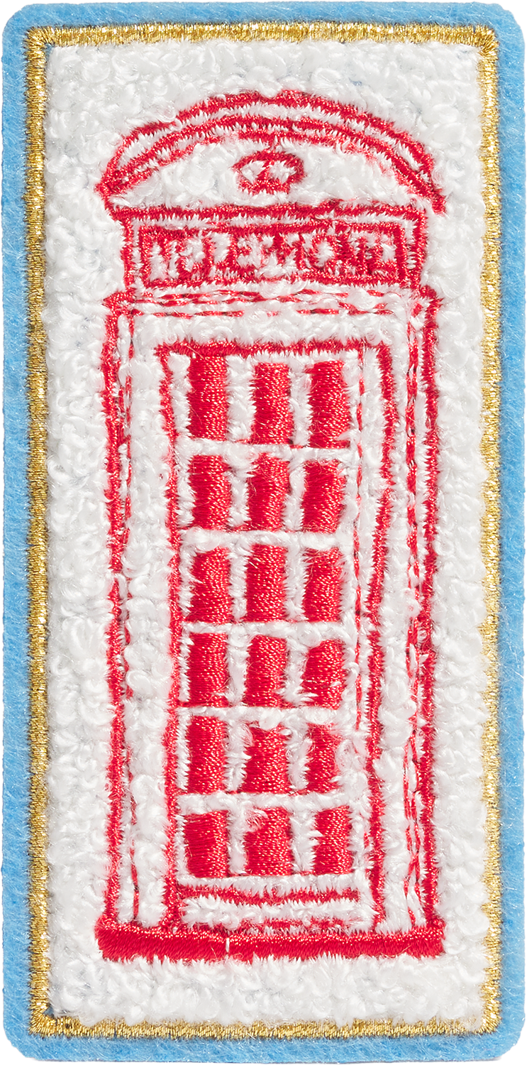 Meri Meri Telephone Box Patch