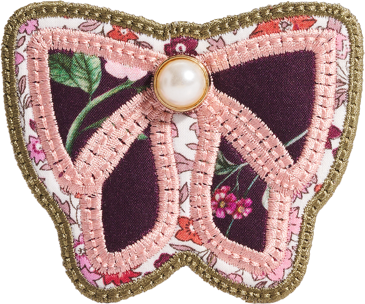 Bow Patch Made with Liberty Fabric
