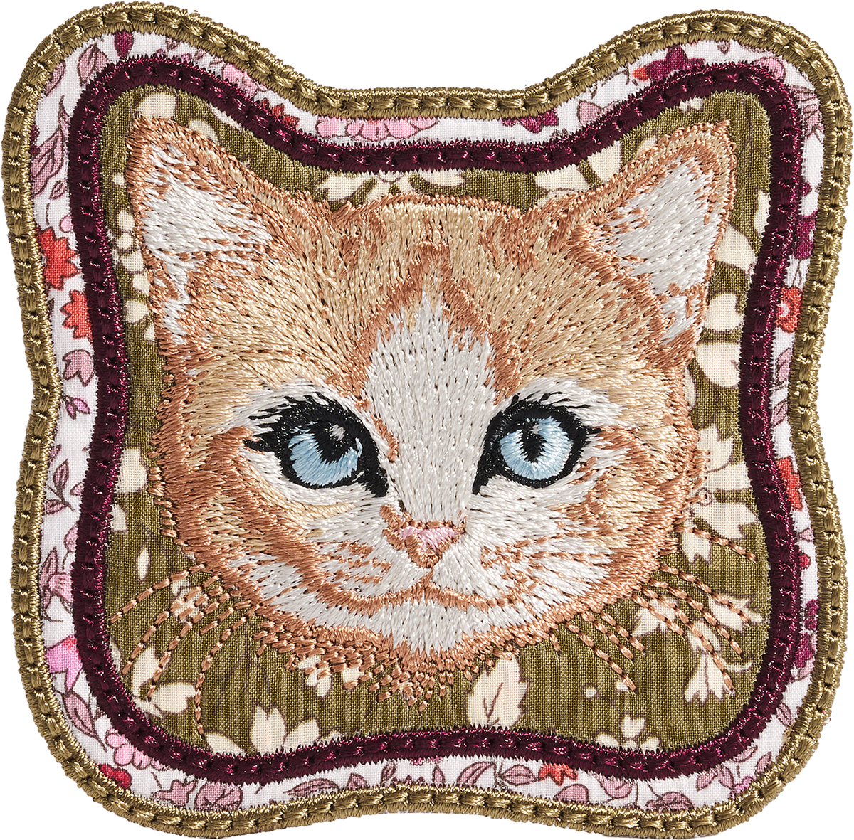 Cat Patch Made with Liberty Fabric