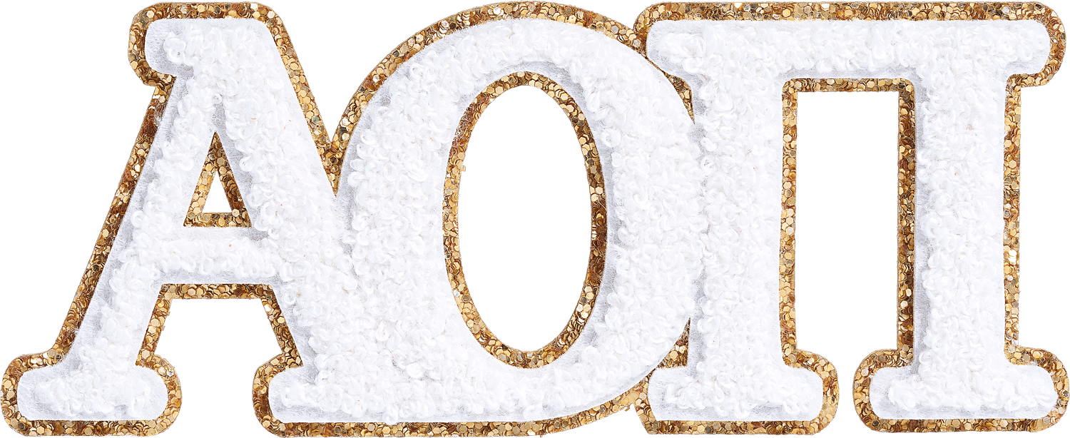 Alpha Omicran Pi Sticker Patch