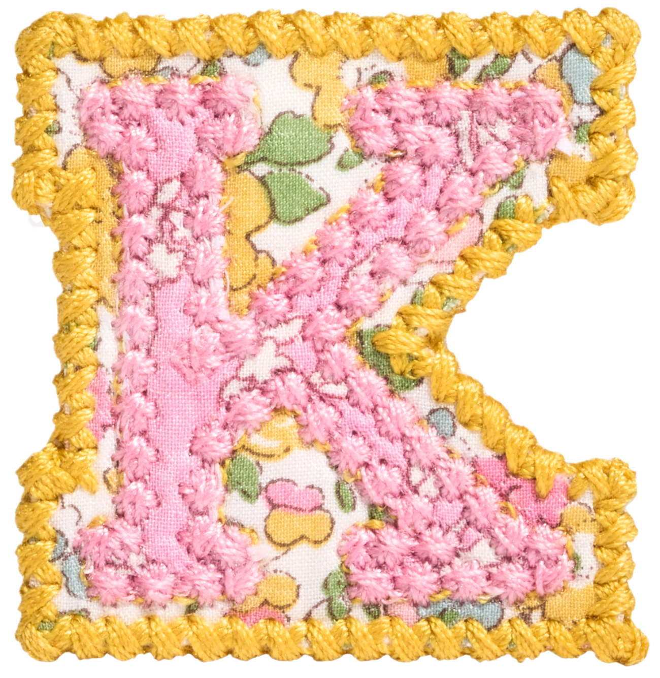 Letter Patch Made with Liberty Fabric