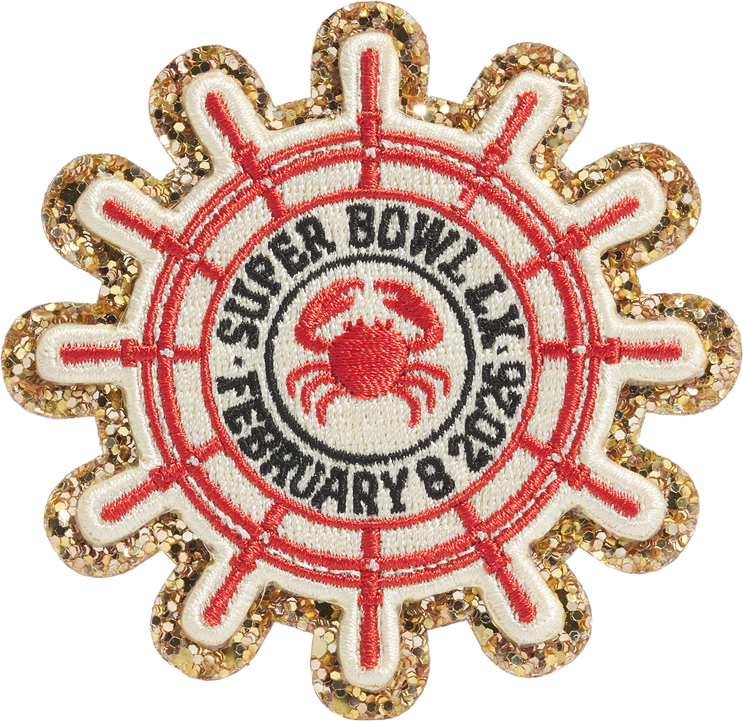 Ship's Wheel Super Bowl Patch