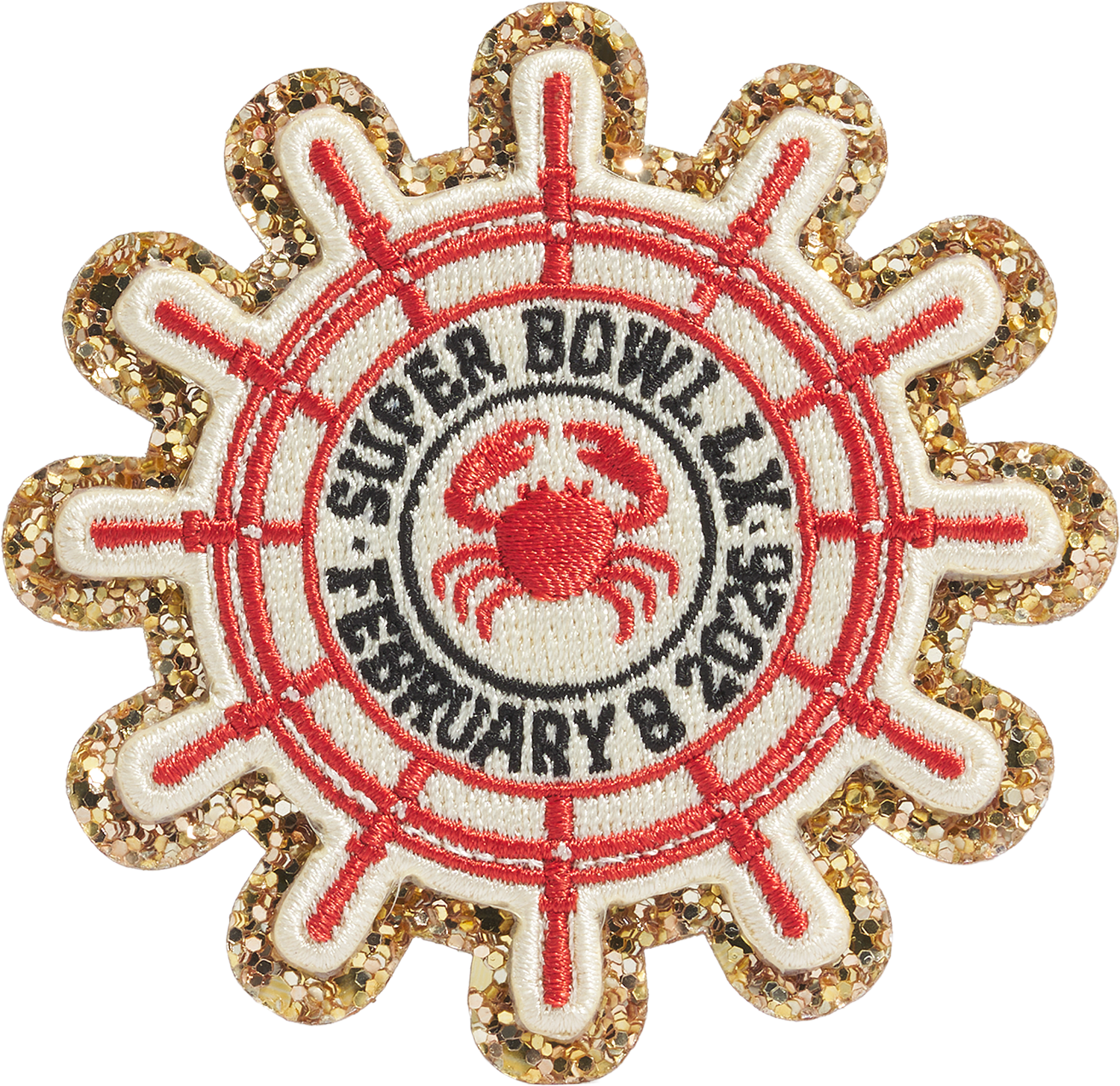 Ship's Wheel Super Bowl Patch