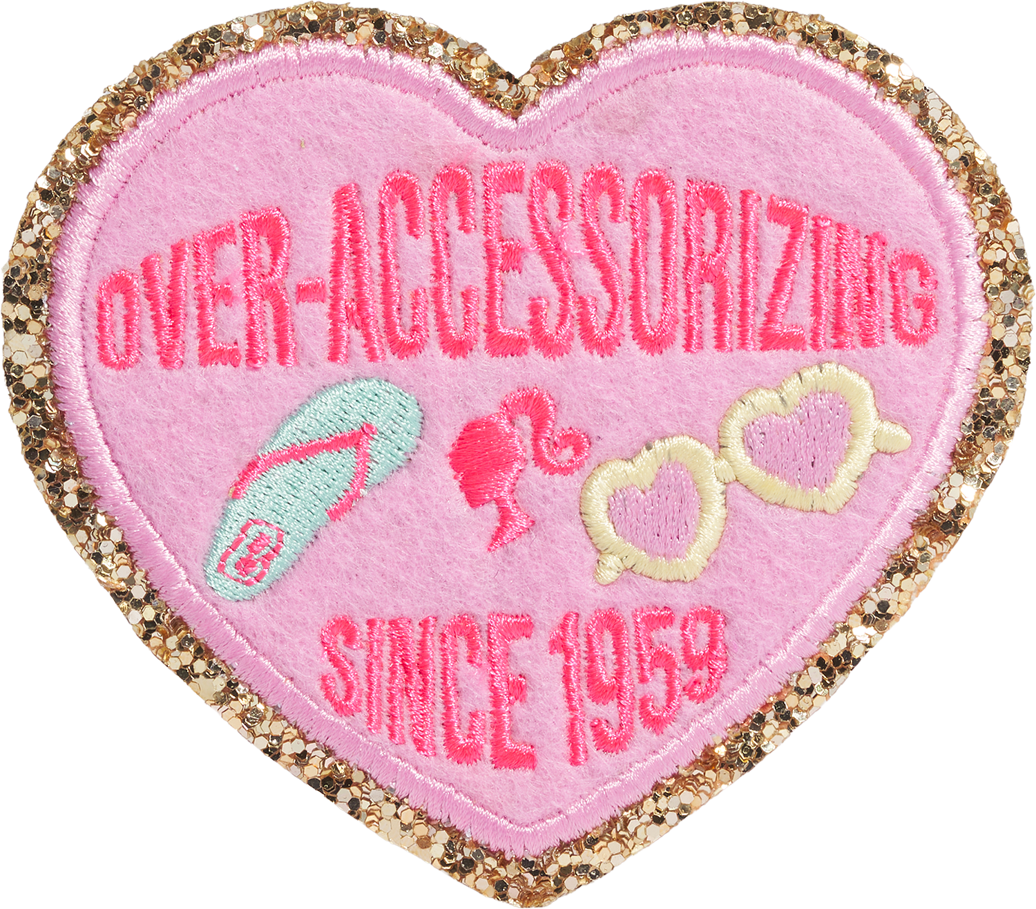 Barbie Heart Patch - Stoney Clover Lane