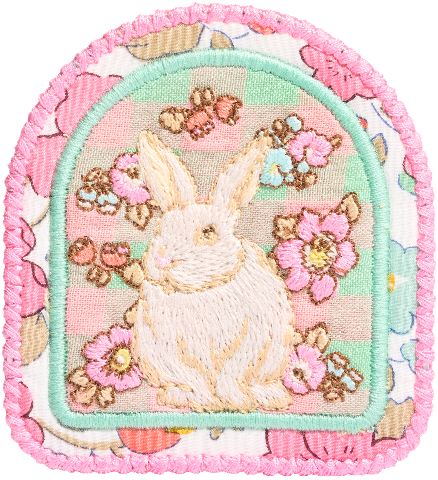 Bunny Patch Made with Liberty Fabric
