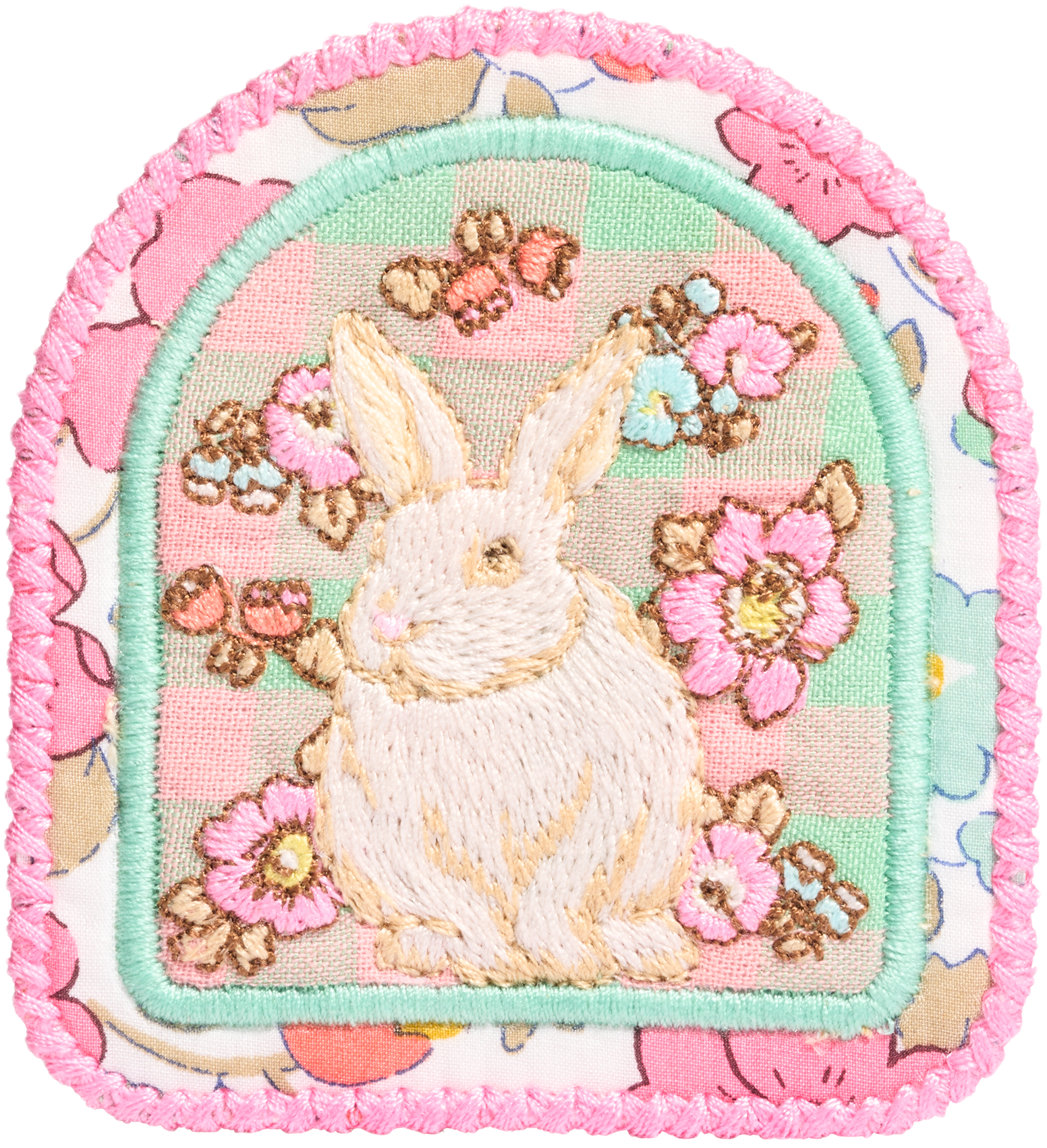 Bunny Patch Made with Liberty Fabric