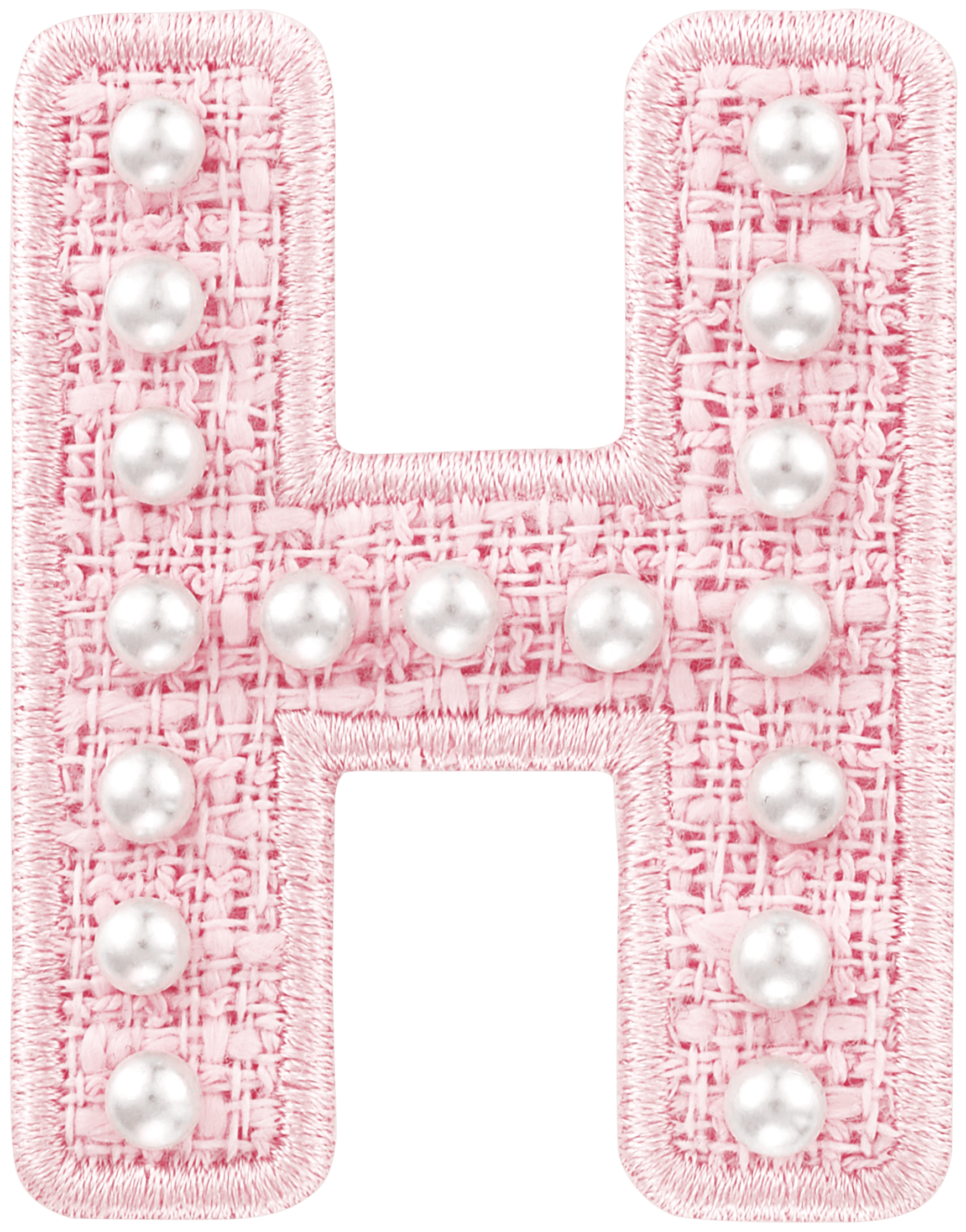 Pink Pearl Letter Patch