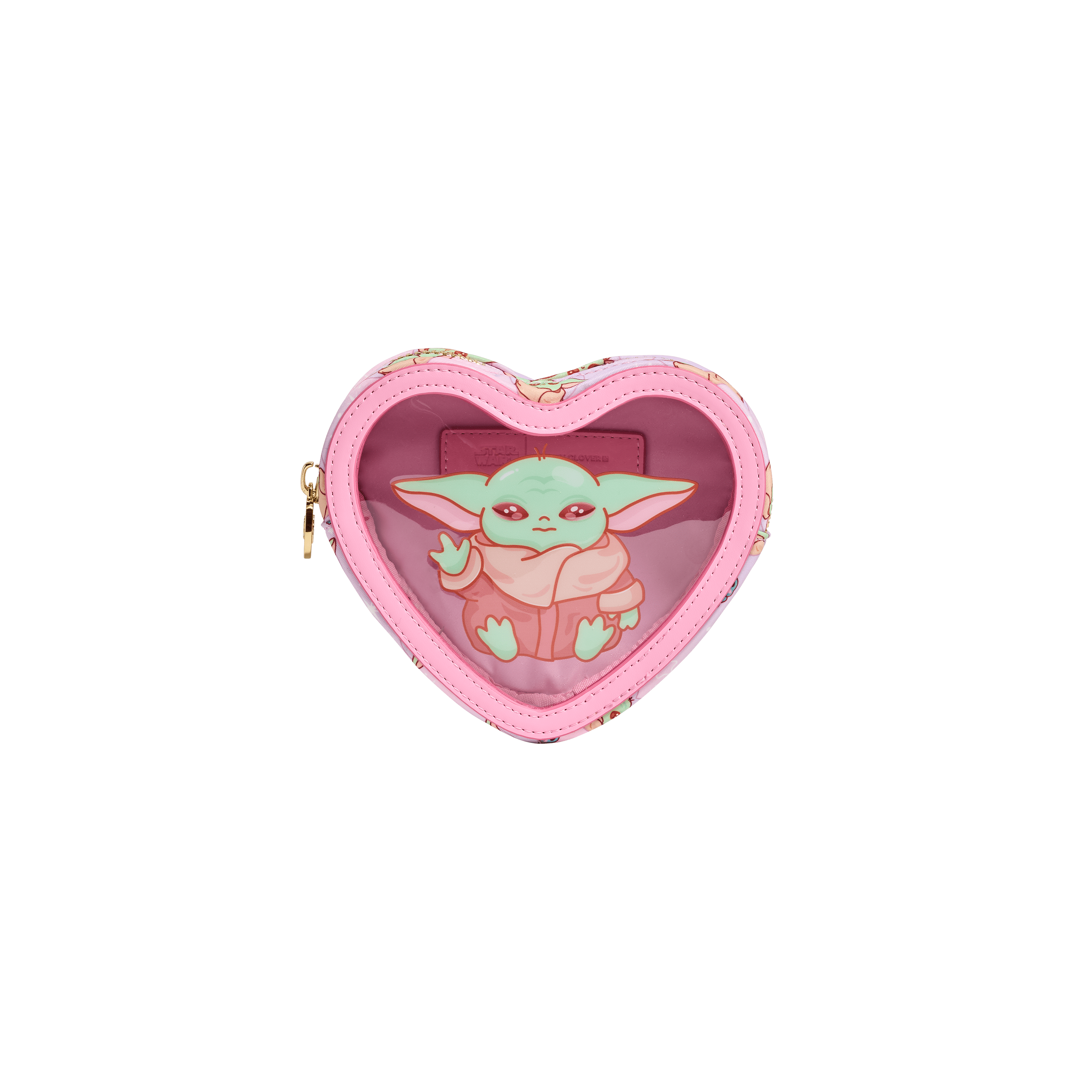 Clear Front Heart Pouch