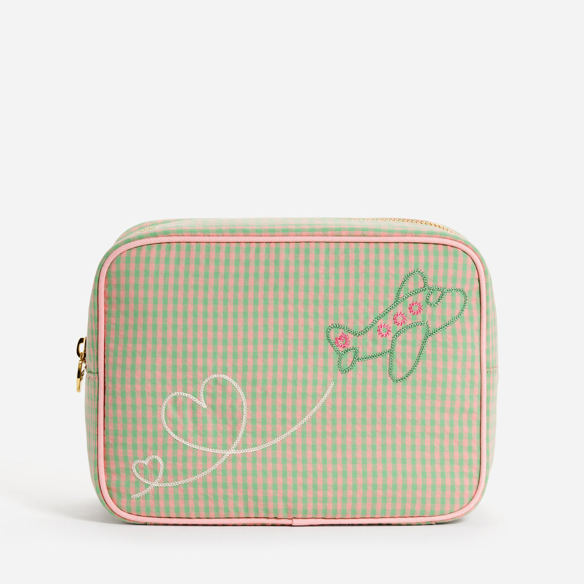 Embroidered Large Pouch
