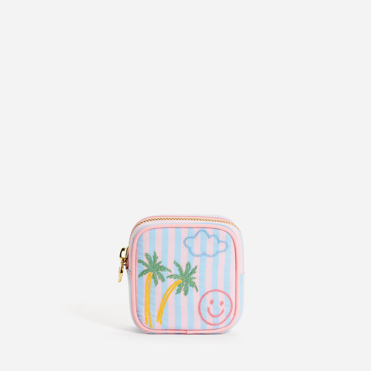 Embroidered Mini Pouch