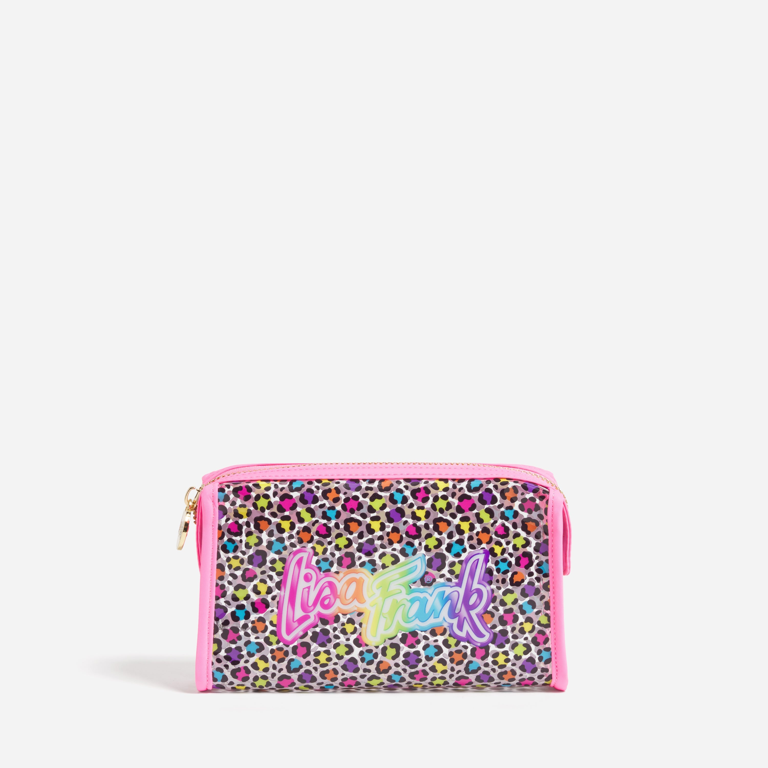 lisa frank card sleeves Travel Pouch by Stoney Clover Lane | Lisa Frank Rainbow Leopard Print