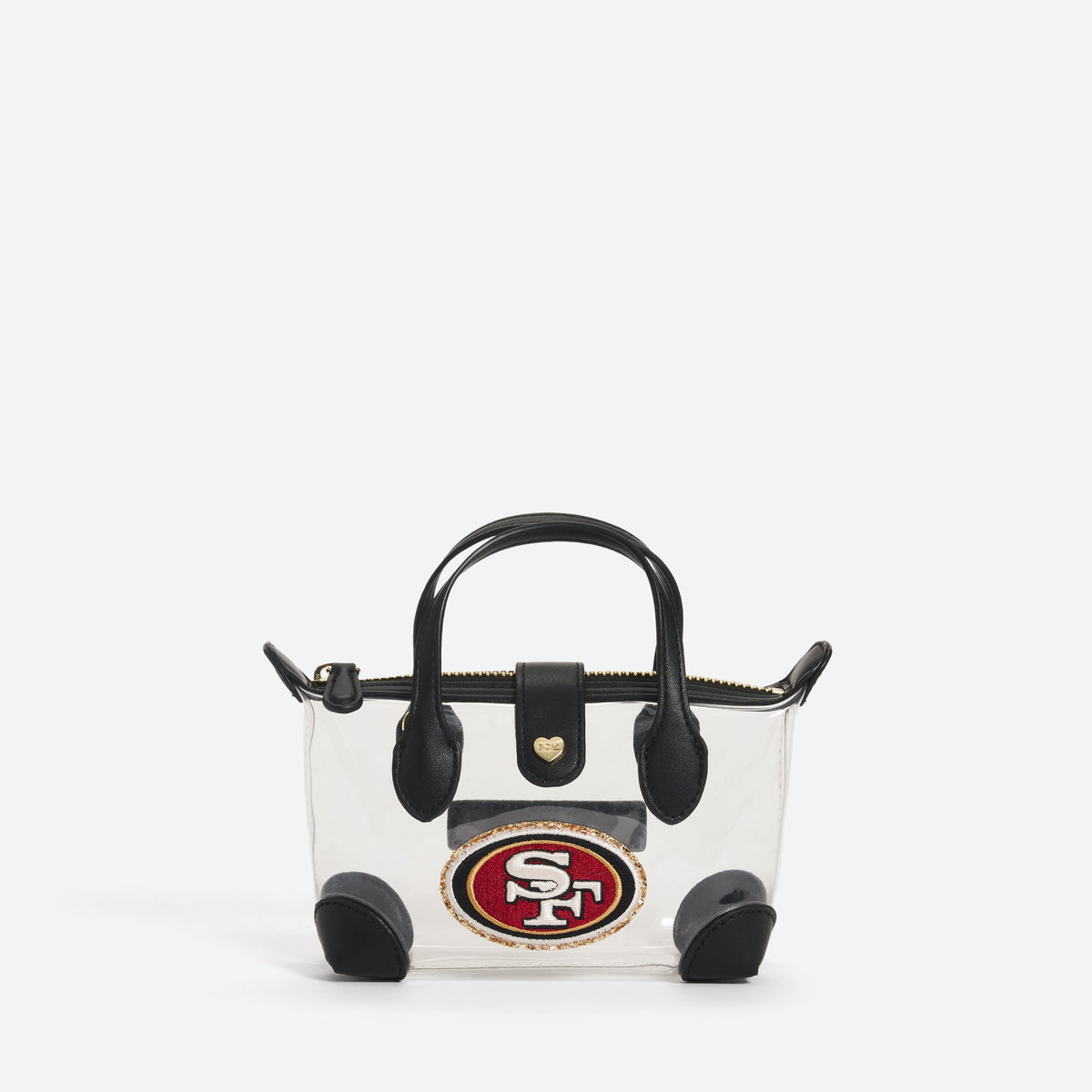 NFL Clear Pouchette Crossbody Bag 01