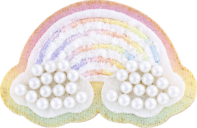 Glitter Rainbow Rainbow Patch