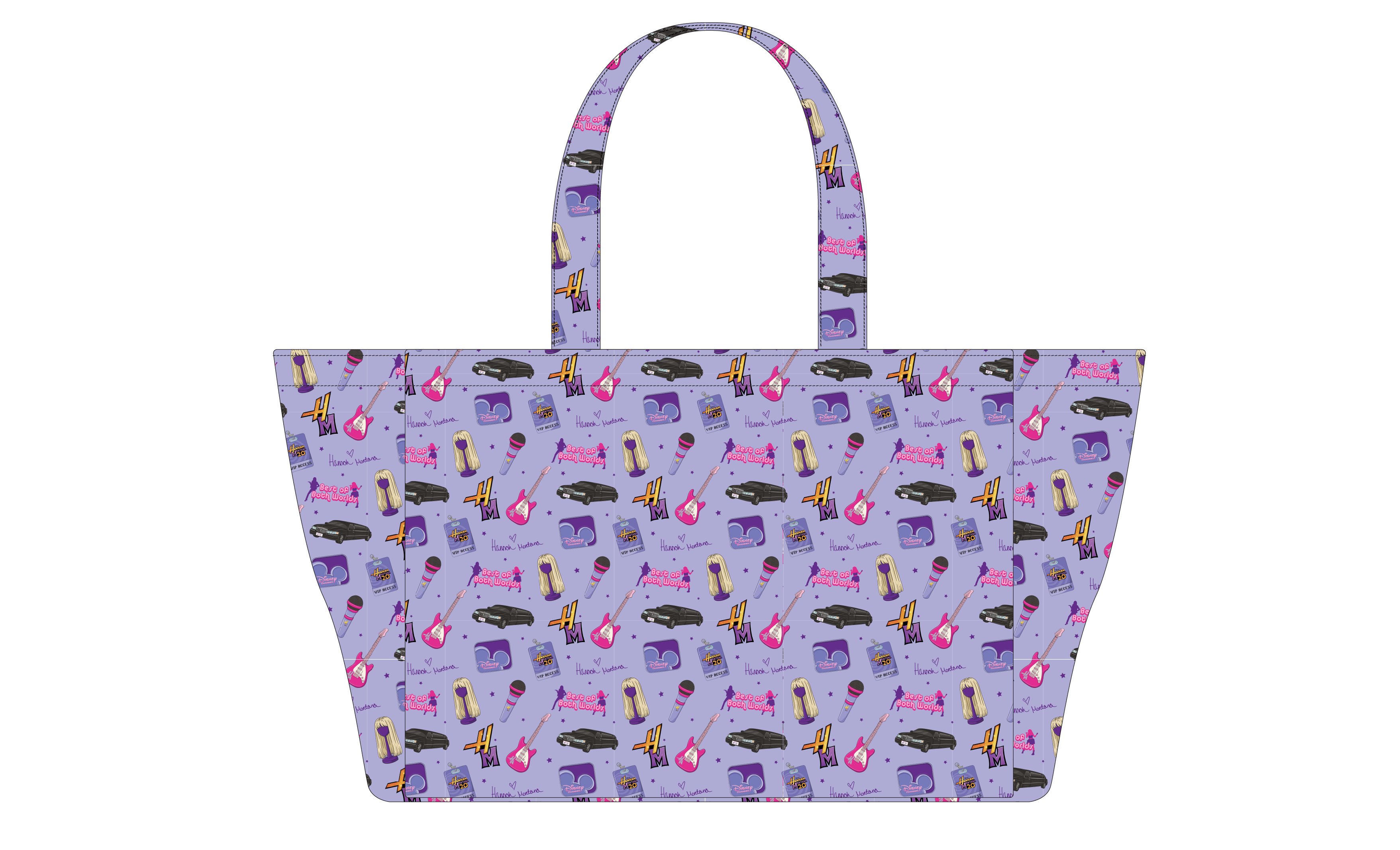 Part time Pop Star Reversible Large Everything Tote