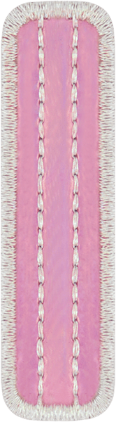 Pink Iridescent Letter Patch
