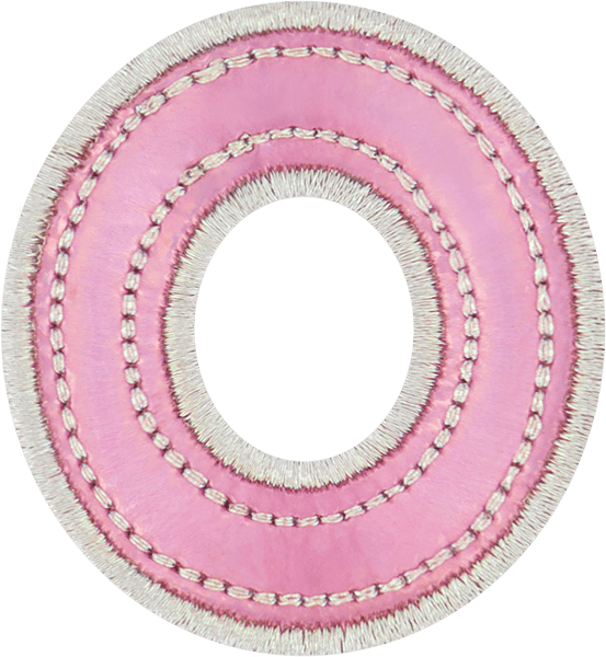 Pink Iridescent Letter Patch