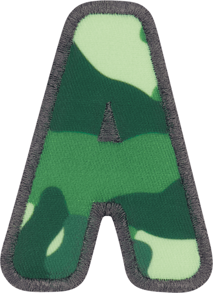 Camo Letter Patch