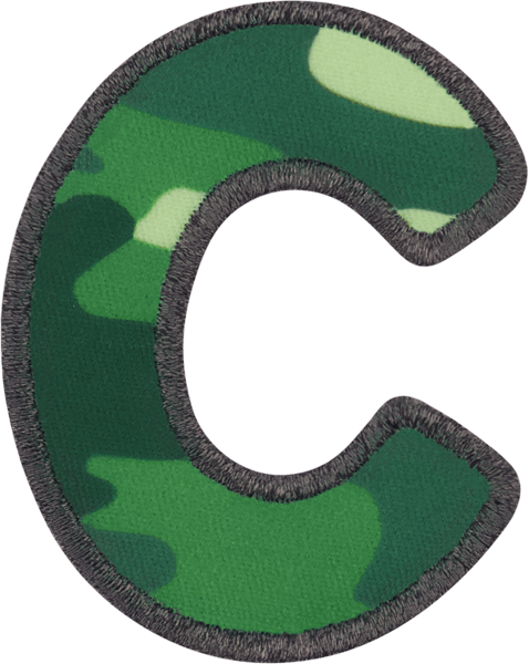 Camo Letter Patch