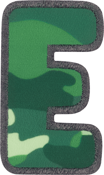 Camo Letter Patch