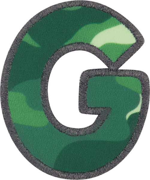 Camo Letter Patch
