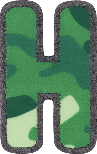 Camo Letter Patch