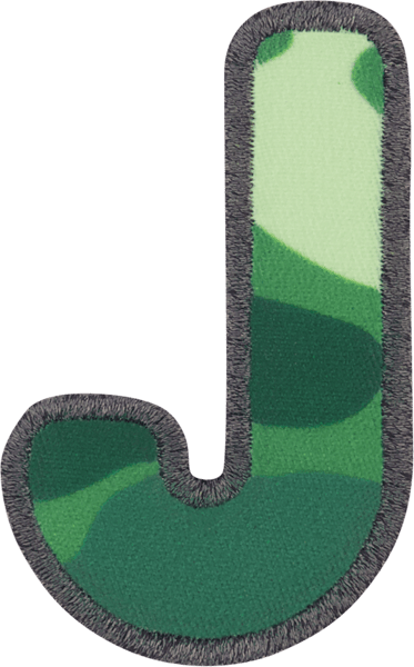Camo Letter Patch