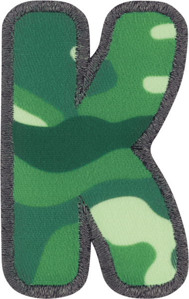 Camo Letter Patch