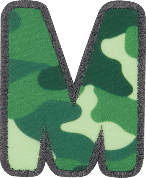 Camo Letter Patch