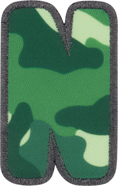 Camo Letter Patch
