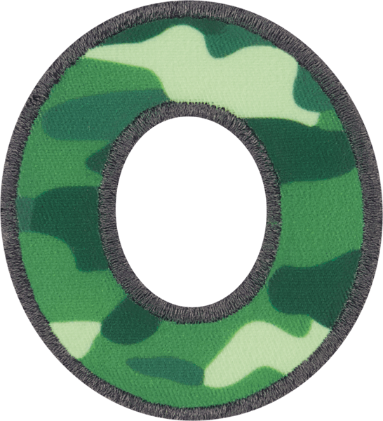Camo Letter Patch