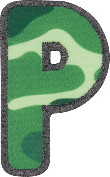 Camo Letter Patch