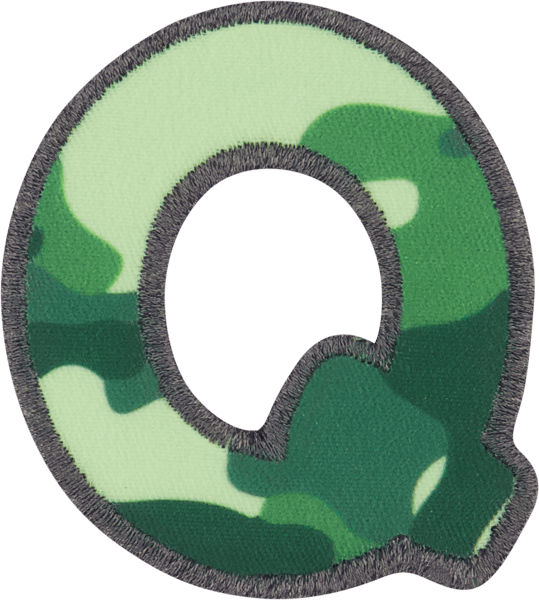 Camo Letter Patch