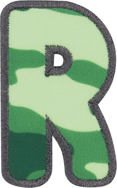 Camo Letter Patch