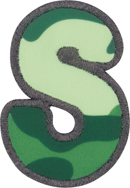 Camo Letter Patch