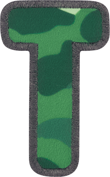 Camo Letter Patch