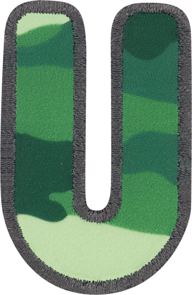 Camo Letter Patch