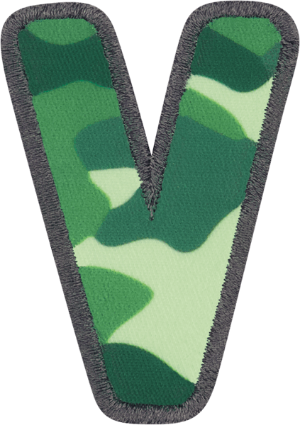 Camo Letter Patch