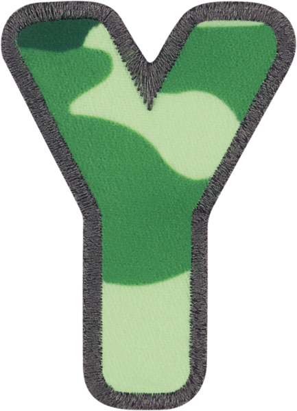Camo Letter Patch