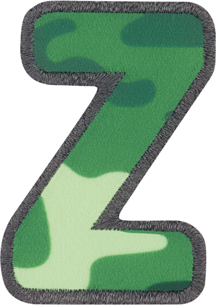 Camo Letter Patch