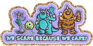 We Scare Because We Care Patch