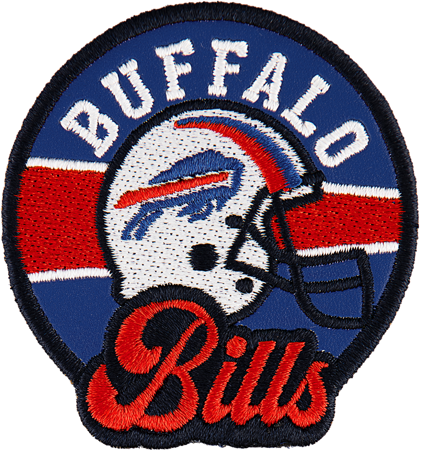 BUFFALO BILLS NFL FOOTBALL 2 ROUND TEAM LOGO PATCH