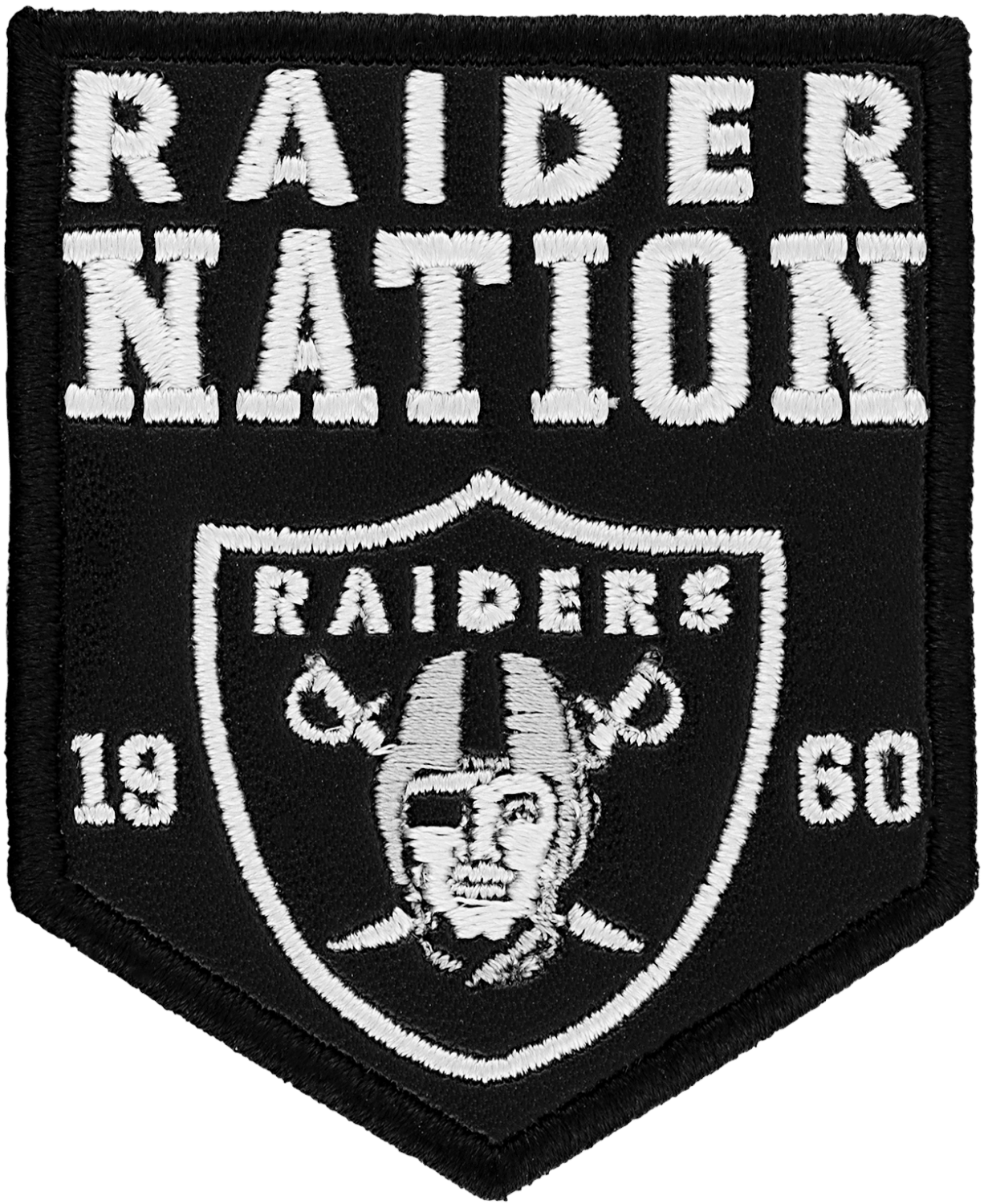 60 patch 2024 on raiders jersey