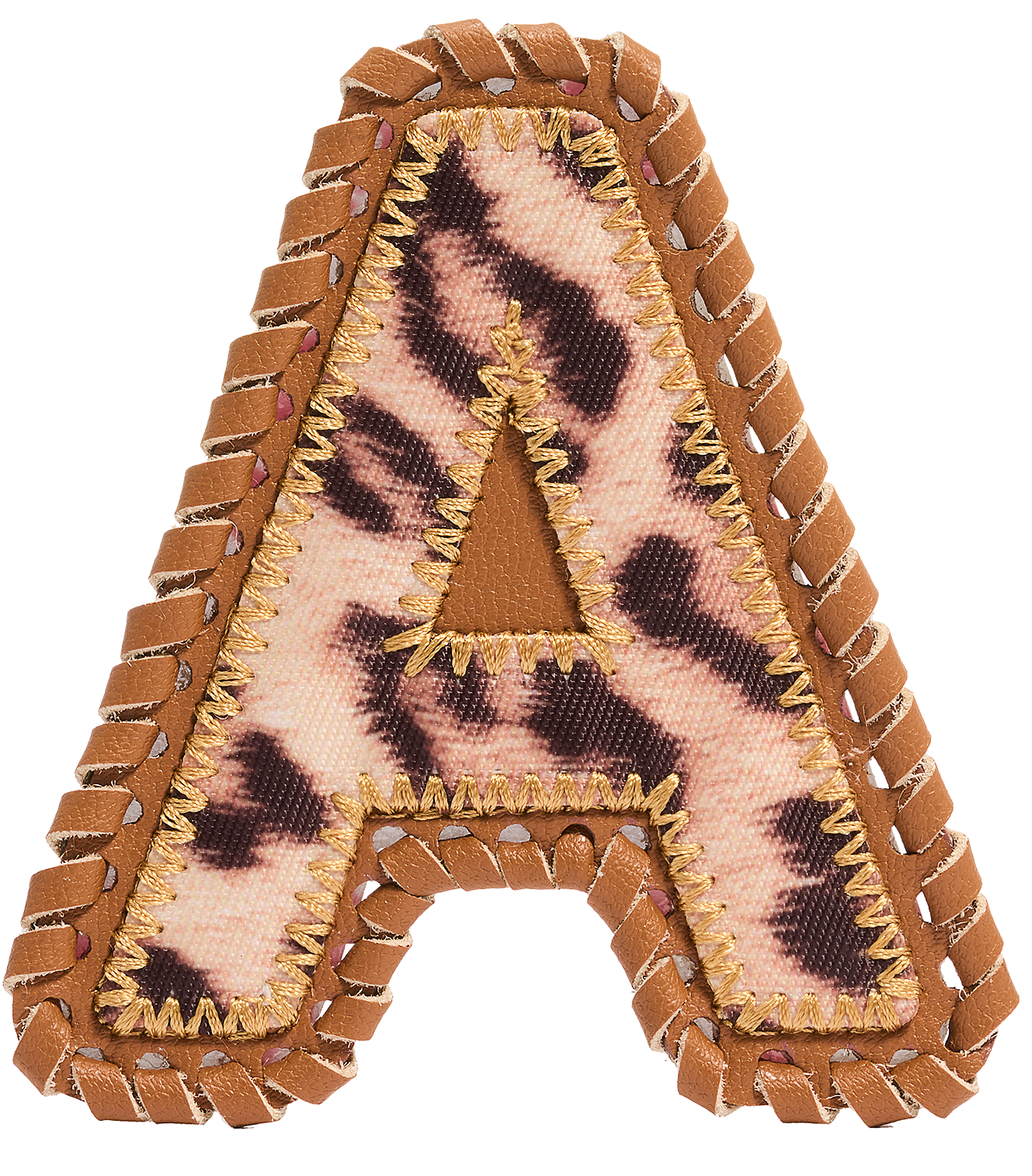 Leopard Letter Patch
