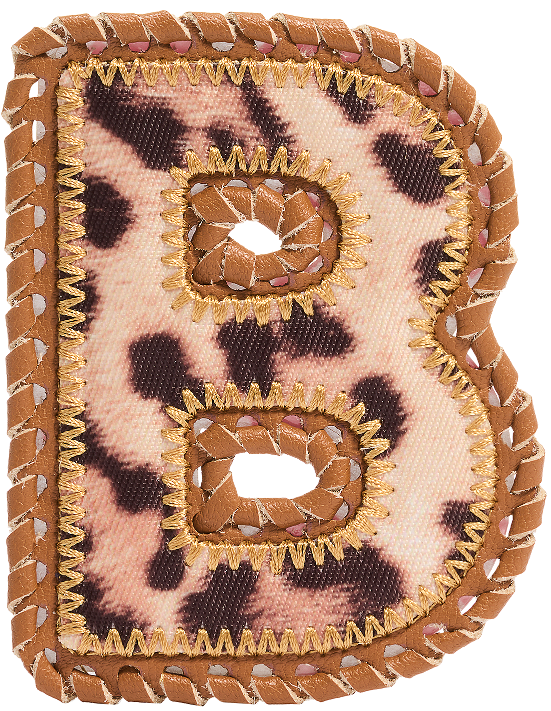 Leopard Letter Patch