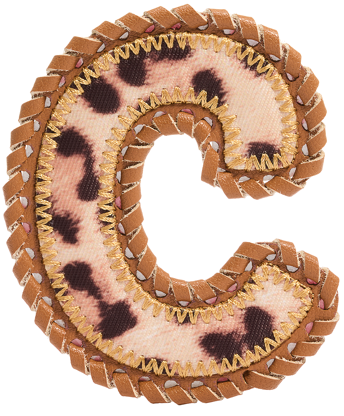 Leopard Letter Patch