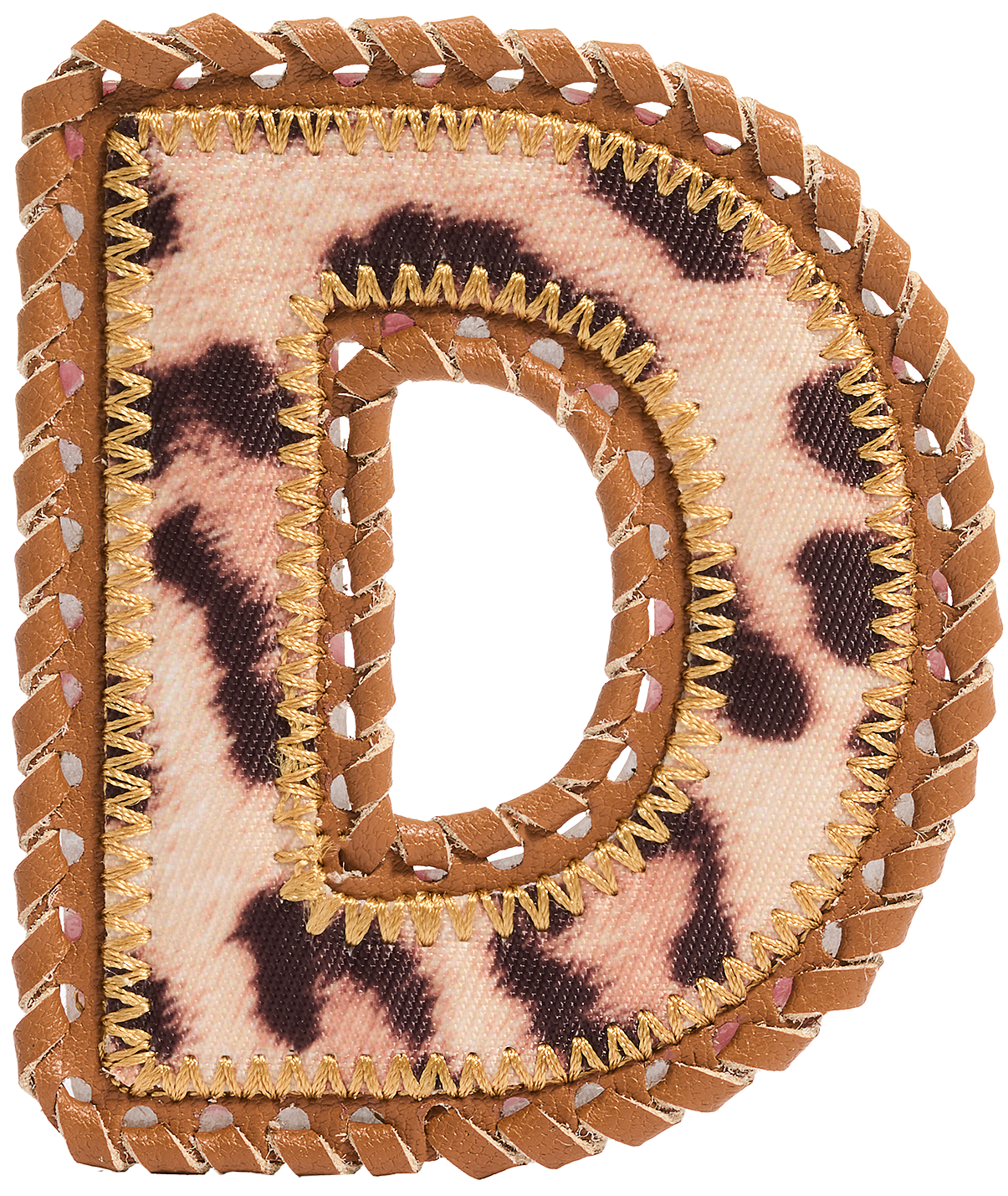 Leopard Letter Patch