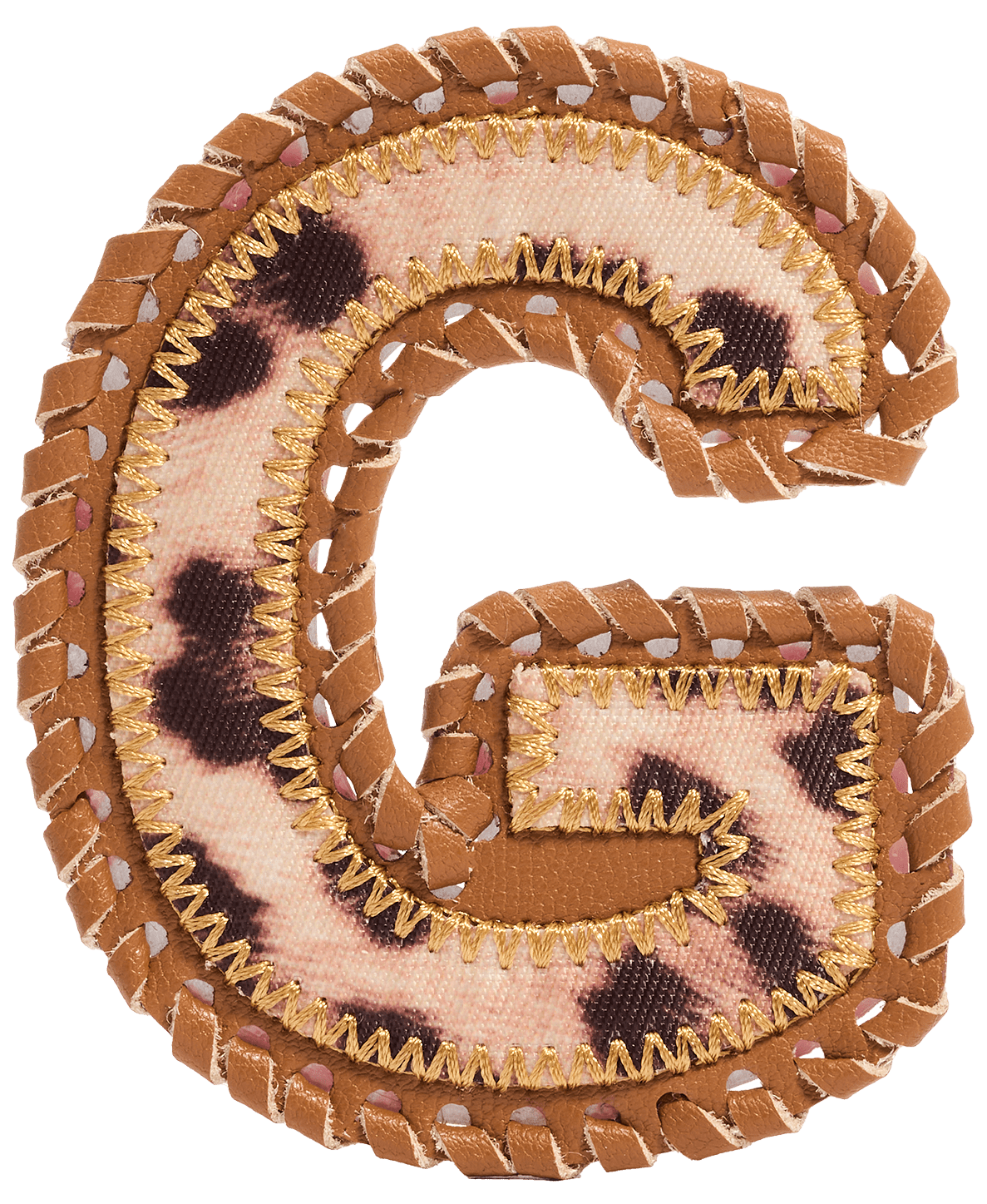 Leopard Letter Patch